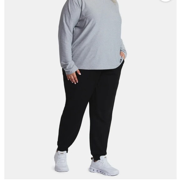 Athletic Works Women’s Plus Size Black Soft Jogger Pant Size 2X NWT - Picture 4 of 10